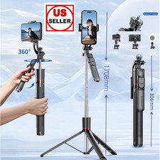 67" Extendable Selfie Stick Travel Tripod for Cell Phone with Remote Control USA