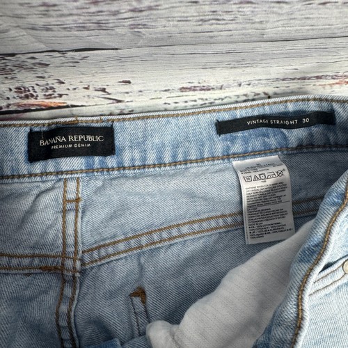 Banana Republic Vintage Straight Jeans Light Wash 30 - Bild 5 von 5