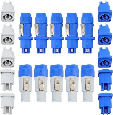 Audio Lautsprecher Stecker Set 10 Stück Neutrik Powercon Typ A Nac3Fca Nac3Mpa