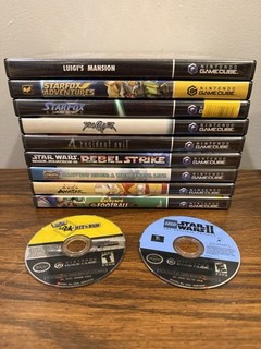 Nintendo GameCube Game Lot | As Is Untested | Luigi’s Mansion Star Fox Series