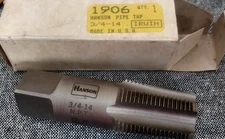 1906   3/4"-14 NPT Taper Pipe Tap USA RH Irwin Hanson