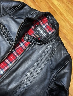 Schott NYC 664 Single Riders Cafe Racer Cowhide/Steerhide Jacket
