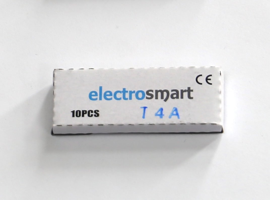 electrosmart Pack of 10 4A T4A 20mm x 5mm Glass Fuse 250v Slow Blow/Time...