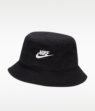 Nike Apex Futura Washed Bucket Hat Outdoor Adult Unisex Size Small FB5381-010