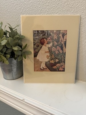 Garden Scents  By Jessie Wilcox Smith Matted Unframed Print