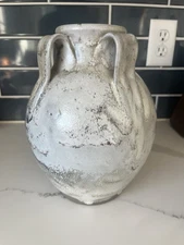 JUGTOWN WARE CA 1930 NORTH CAROLINA WHITE LILY VASE Ben Owen?