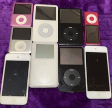 Lot Of 9 iPod Sold As Is For Parts And Repair