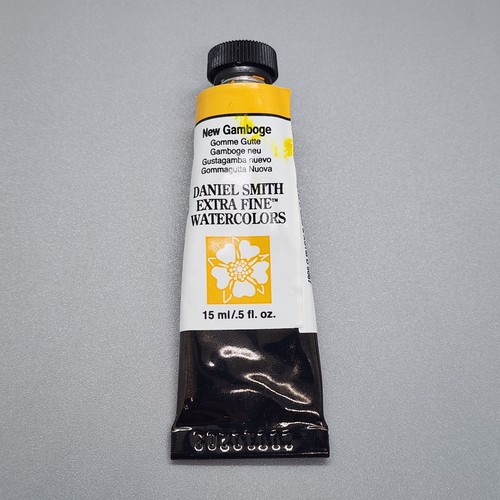 Daniel Smith Watercolor NEW GAMBOGE PY153 Tube 15ml PY 153 Rare Discontinued