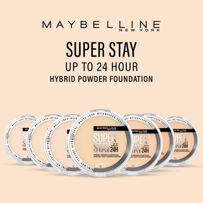 Maybelline Super Stay Full Coverage Powder Foundation 16H Choose Shade New
