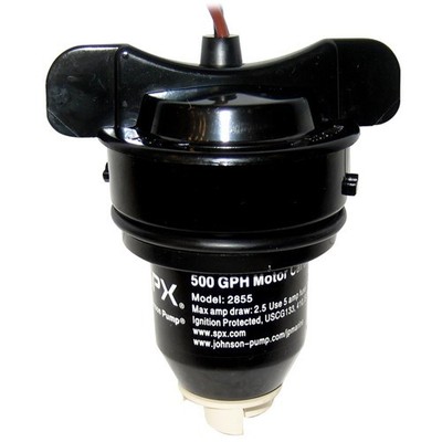 Johnson Pump Motor, Replacement 500Gph Cartridge 12V 28552
