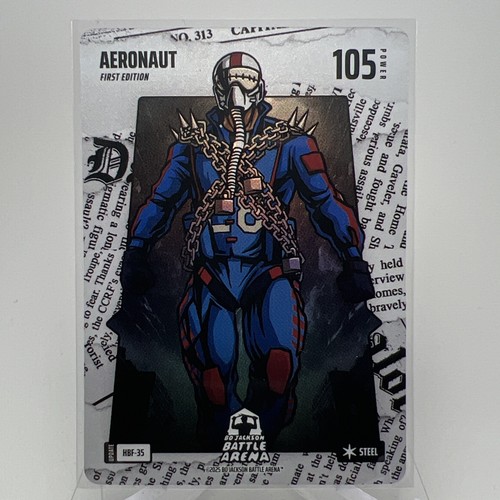 Bo Jackson Battle Arena Alpha #105 Aeronaut Steel Headliners Foil
