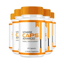 5-Pack VitaRise Caps, Vita Rise Advanced Male Performance Support - 300 Capsules