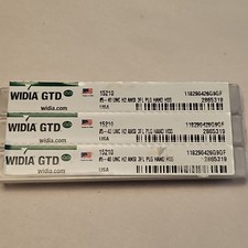 Widia Straight Flute Tap: #5-40 UNC, 3 Flute, Plug Chamfer, 3B Class HSS LOT1025