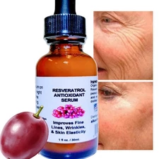 RESVERATROL Antioxidant Skin Serum Anti-Aging Skin Wrinkles Original By ALKAVITA