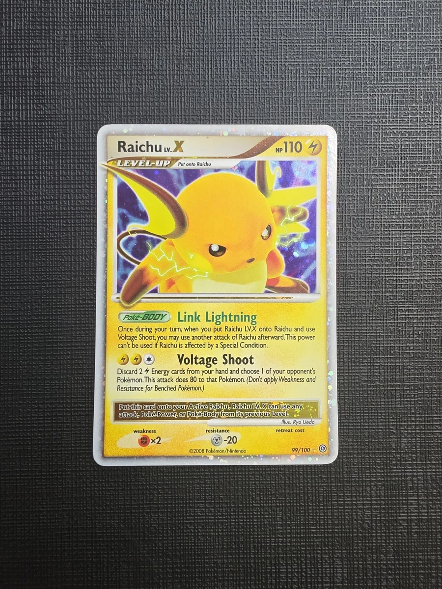 Raichu LV.X Pokémon TCG Cards for sale | eBay