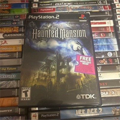 Disney's The Haunted Mansion (PS2) TDK Action T NTSC-U/C Manual Movie Pass