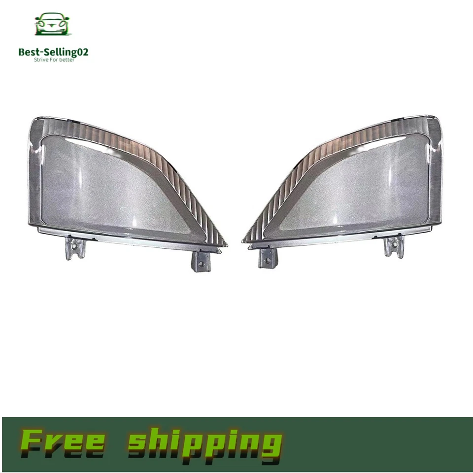 Decoración de faros diestro + derecho compatible con ISUZU NPR-HD NQR NRR 2023,2024 nuevo 1 par Foto 3 de 4