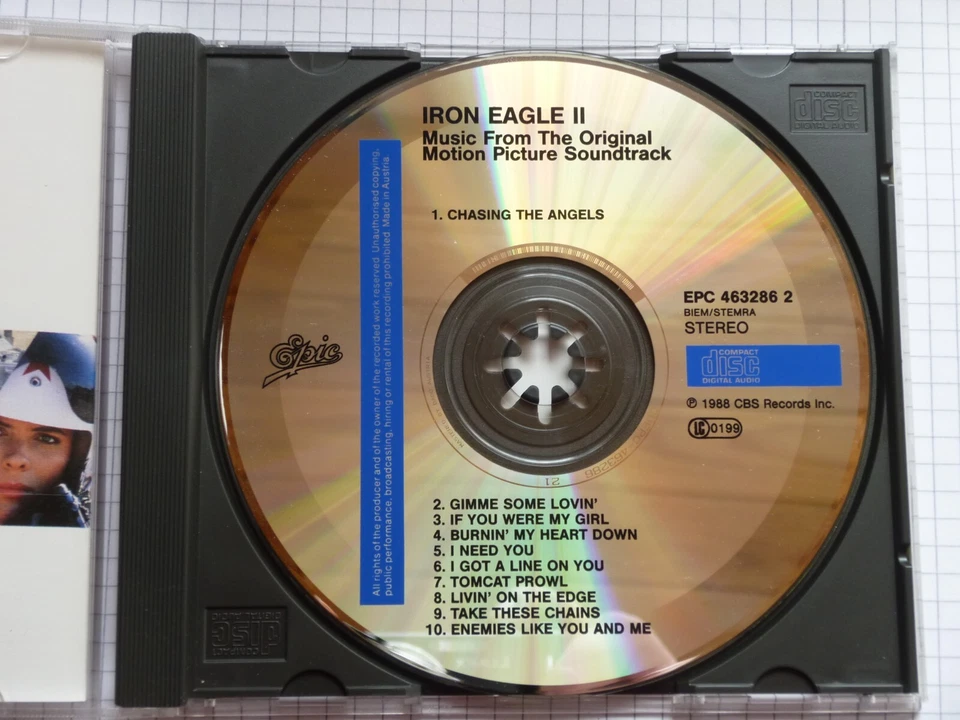 CD Iron Eagle II Soundtrack / Der stählerne Adler II - Bild 2 von 4