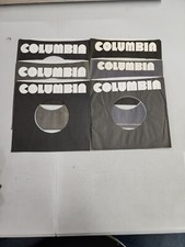 45 RPM 7" RECORD SLEEVES CO. SLEEVE 6 PACK SEE PHOTOS - Columbia SLV97 