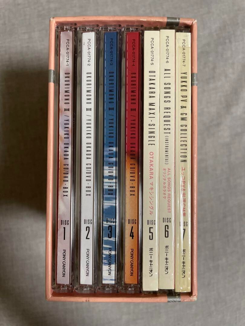 Yukiko Okada GIFT III 6 CD 1 DVD BOX 84-86 Our Best SP Yukiko Okada GIFT III 6 CD 1 DVD BOX 84-86 Our Best SP