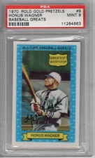 1970 Rold Gold Pretzels #9 Honus Wagner Baseball Greats PSA