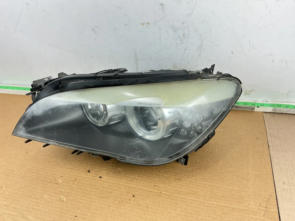 2009 - 2015 BMW 740i 7 Series Front Left Adaptive Xenon Headlight 7182153 OEM - Image 4 of 4
