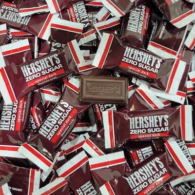 HERSHEY'S SUGAR FREE SPECIAL Dark/Milk CHOCO Miniature MIX VARIETY, LIMITED BULK