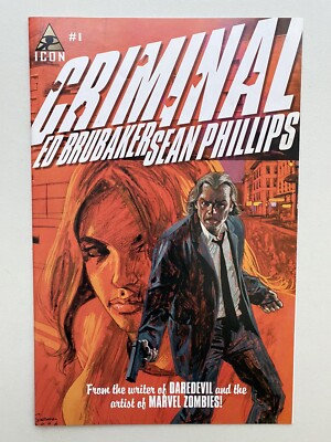 Criminal (2006) #1 - Ed Brubaker - Sean Phillips - Icon/Marvel Optioned Amazon!