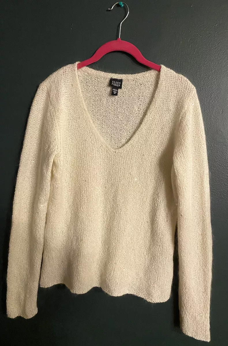 Eileen fisher italian yarn best sale sweater