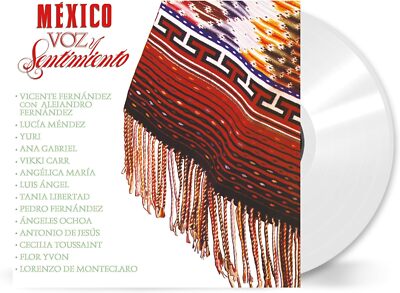 Mexico Voz Y Sentimiento Vinyl LP Color Blanco Alejandro Fernandez Ana Gabriel