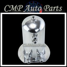 Polished 2.5l 0.66 Gallons Dome Alloy Fuel Surge Tank Fuel Pump An8 Fittings