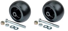 (2) REPLACEMENT HUSTLER ANTI SCALP DECK WHEEL...