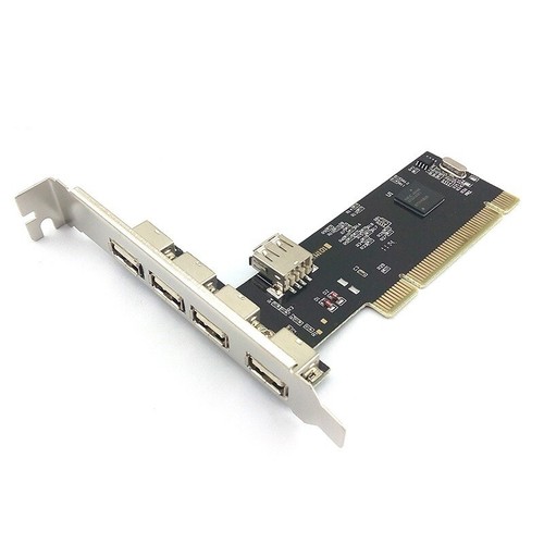 Neu 4 Ports PCI-E auf USB 2.0 HUB PCI Express Erweiterungskarte Adapter Konverter - Bild 2 von 6