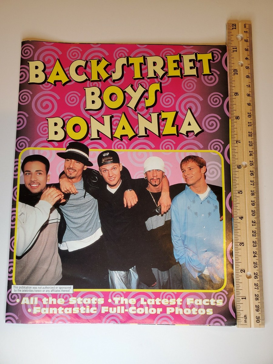 Backstreet Boys Bonanza Poster foldout Magazine 2000 trivia large