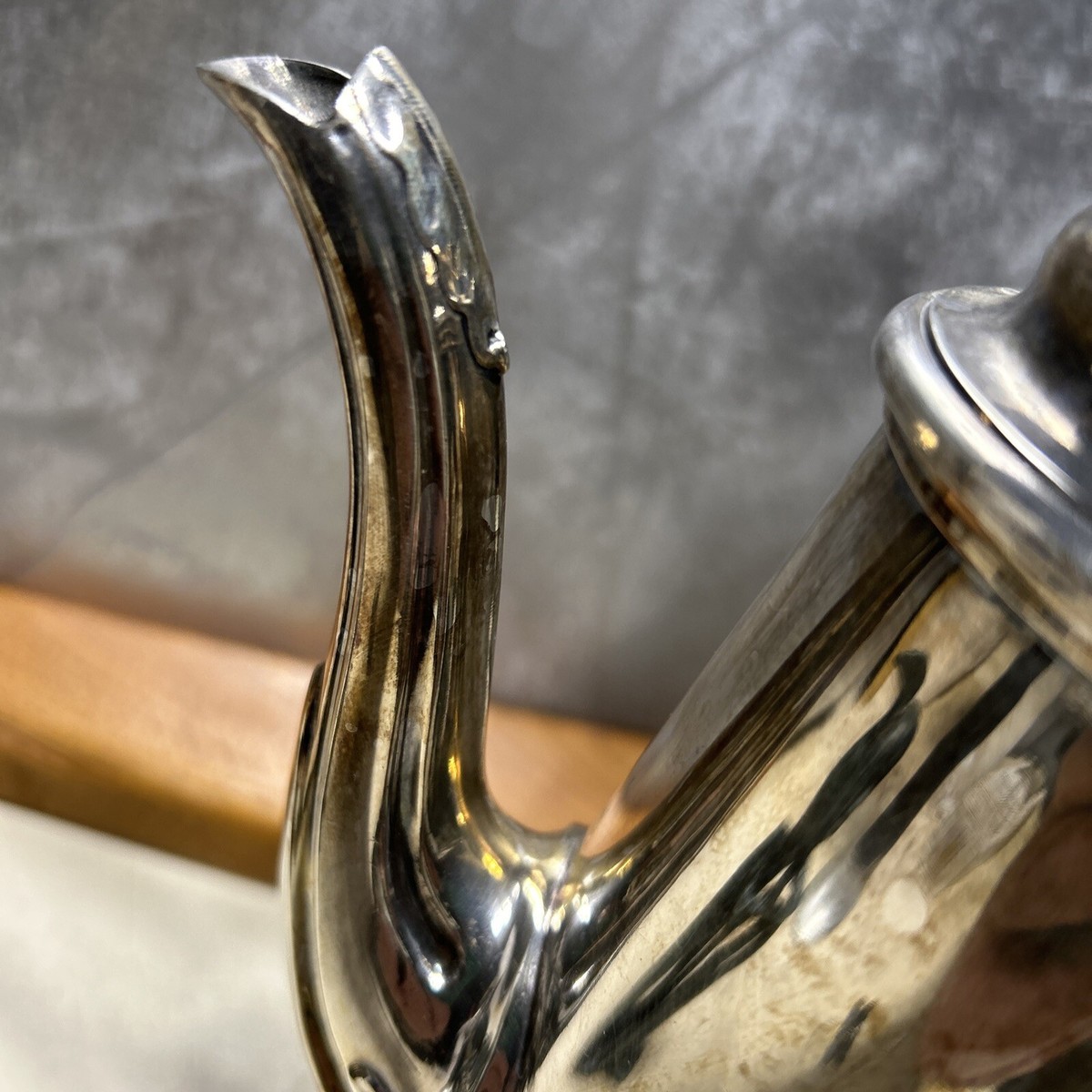 Harrison Brothers & Howson Alpha Silver Plate Coffee Pot – Made in