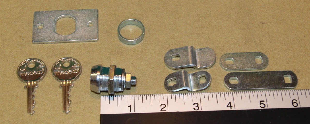 clover0519-MRKK　0728 Hecfu 1 Pack Cabinet Locks with Keys, 5/8