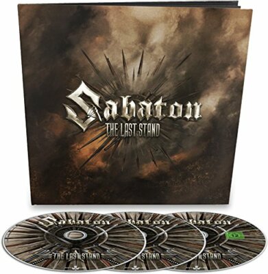 SABATON The Last Stand LIMITED 2CD+DVD EARBOOK 2016