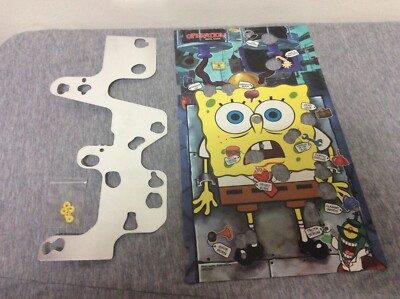2007 Milton Bradley Spongebob Opration Game Front Replacement Part