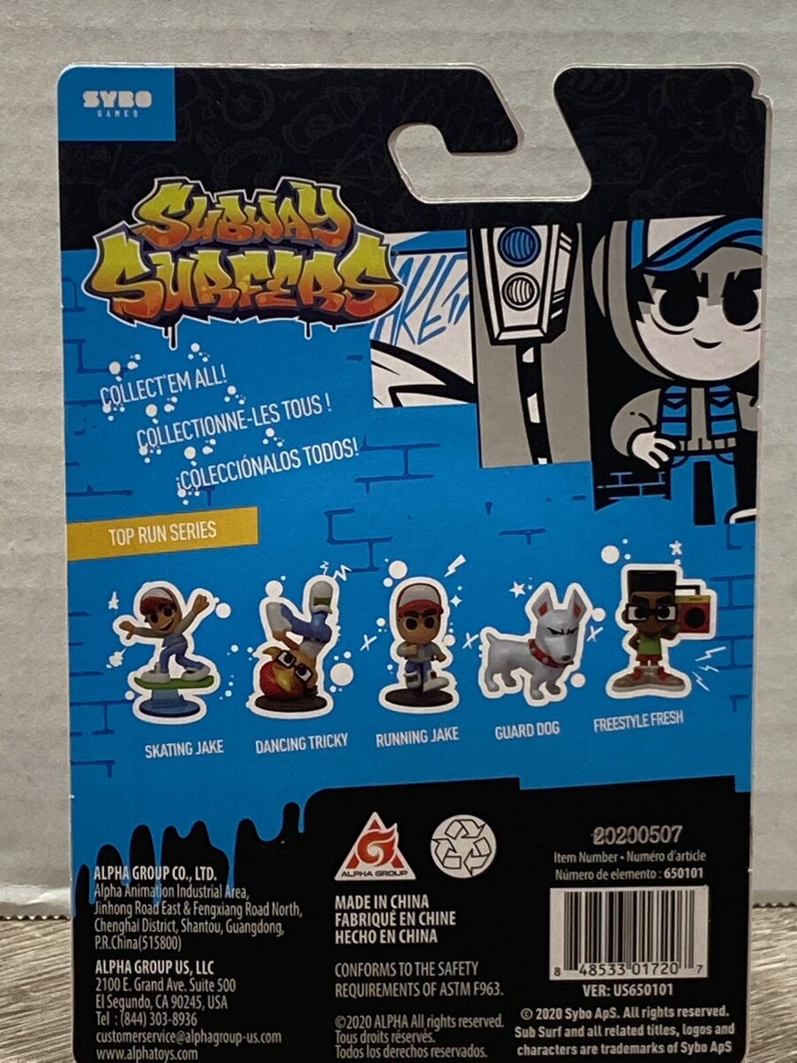 SUBWAY SURFERS SHORTIES RUNNING JAKE FIGURE WITH STICKER