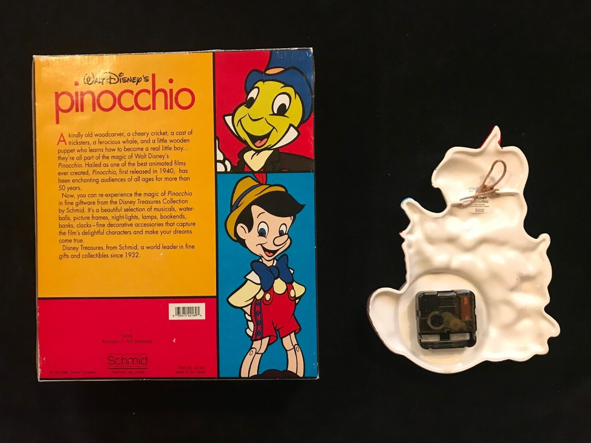Schmid Disney Treasures Collection Pinocchio Jiminy Cricket Wall