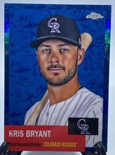 Kris Bryant / 2022 Topps Chrome Platinum Blue Toile Refractor (#'D /199) ROCKIES