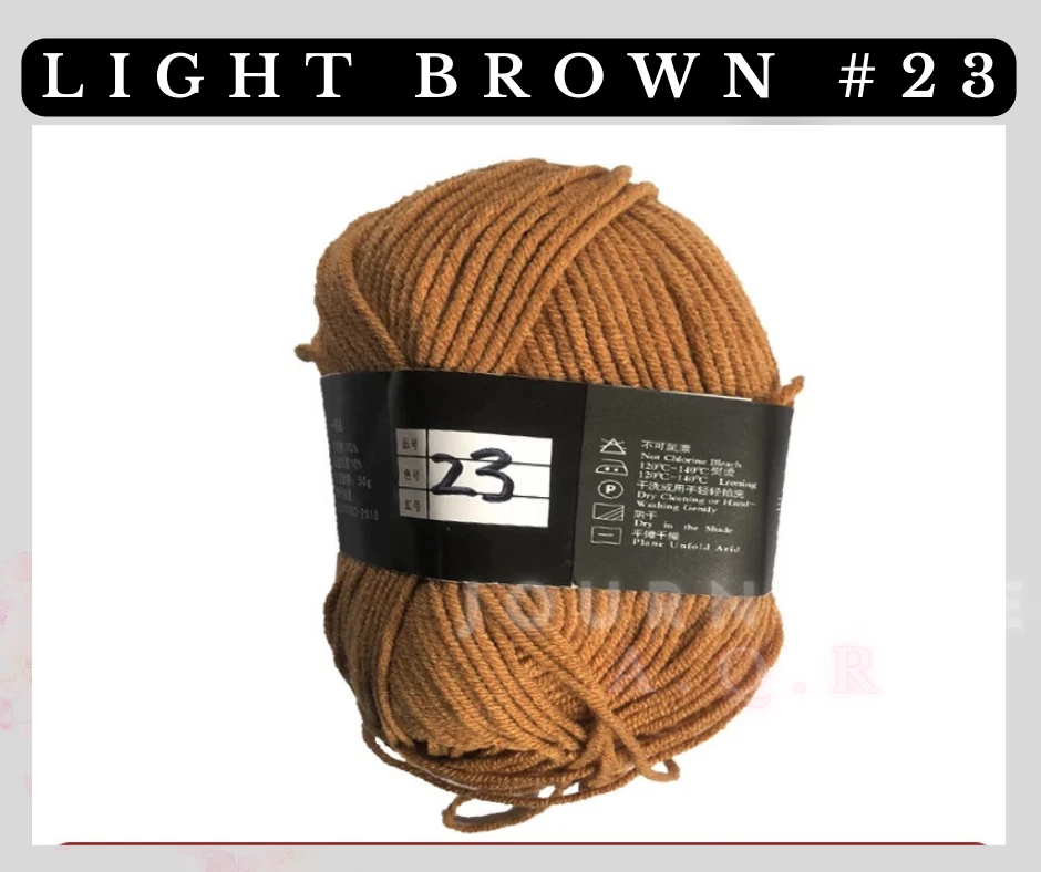 Milk Cotton Yarn 4 Strands Knitting Crochet Yarn Baby Wool Yarns High Quality - Image 2 of 4