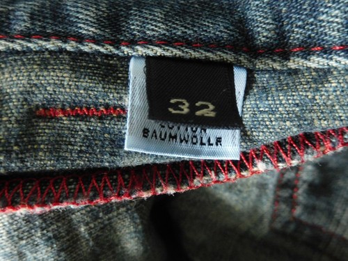 Energy Jeans EJX W32 L32, denim durty look, Made in Italy - Bild 8 von 16