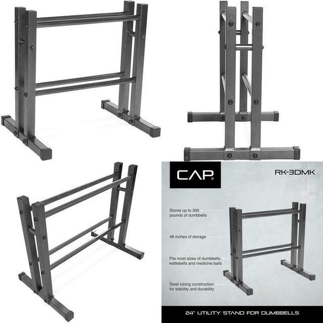 CAP Barbell 24" Utility Rack for Dumbbells, Medicine Balls and