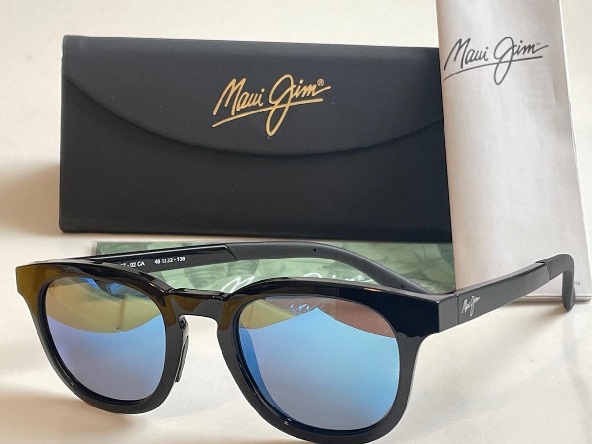 Maui Jim KOKO HEAD Polarized Sunglasses Canada Flag Black/Blue