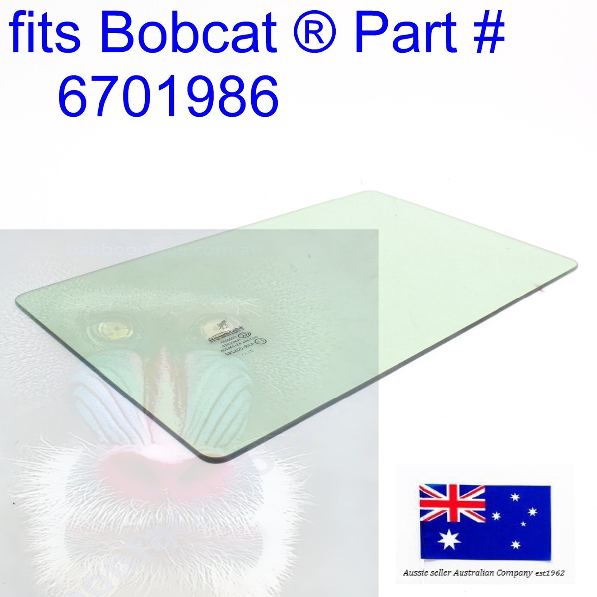 fits Bobcat Roof Top Cab Cabin Glass Window 6701986 743 753 843