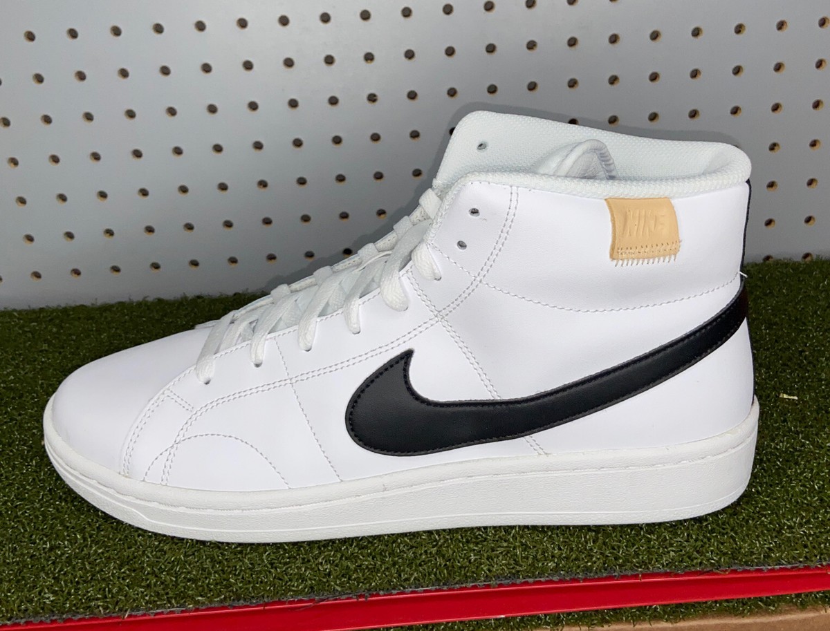 Nike Court Royale 2 Mid White Black Sneakers Men\'s 9.5 CQ9179-100 Nike Court Royale 2 Mid Men main image 3