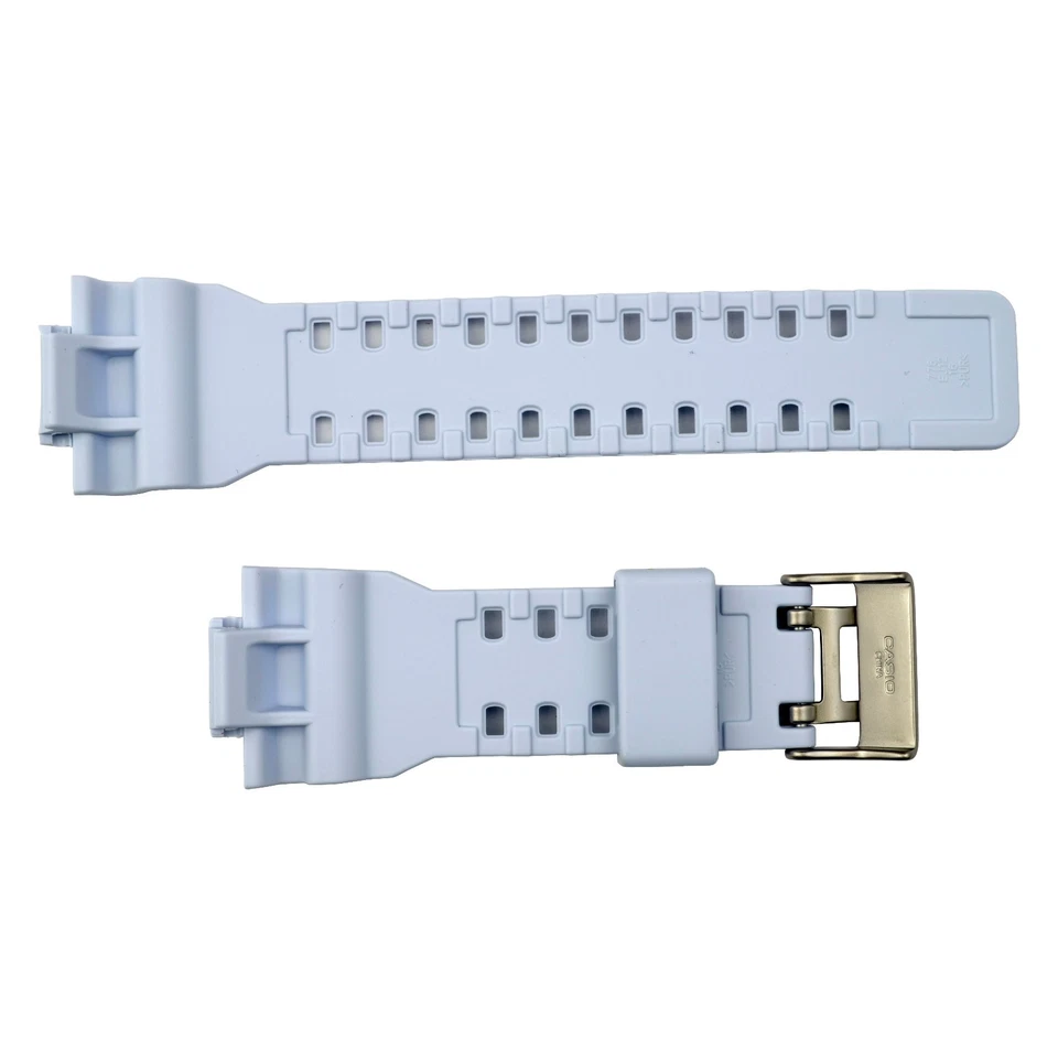 Correa de reloj CASIO G-SHOCK GA-110SN-7A original goma blanca Foto 3 de 4