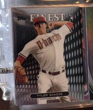 2013 Topps Finest Baseball #51 Tyler Skaggs RC Arizona Diamondbacks (t1) Free Sh