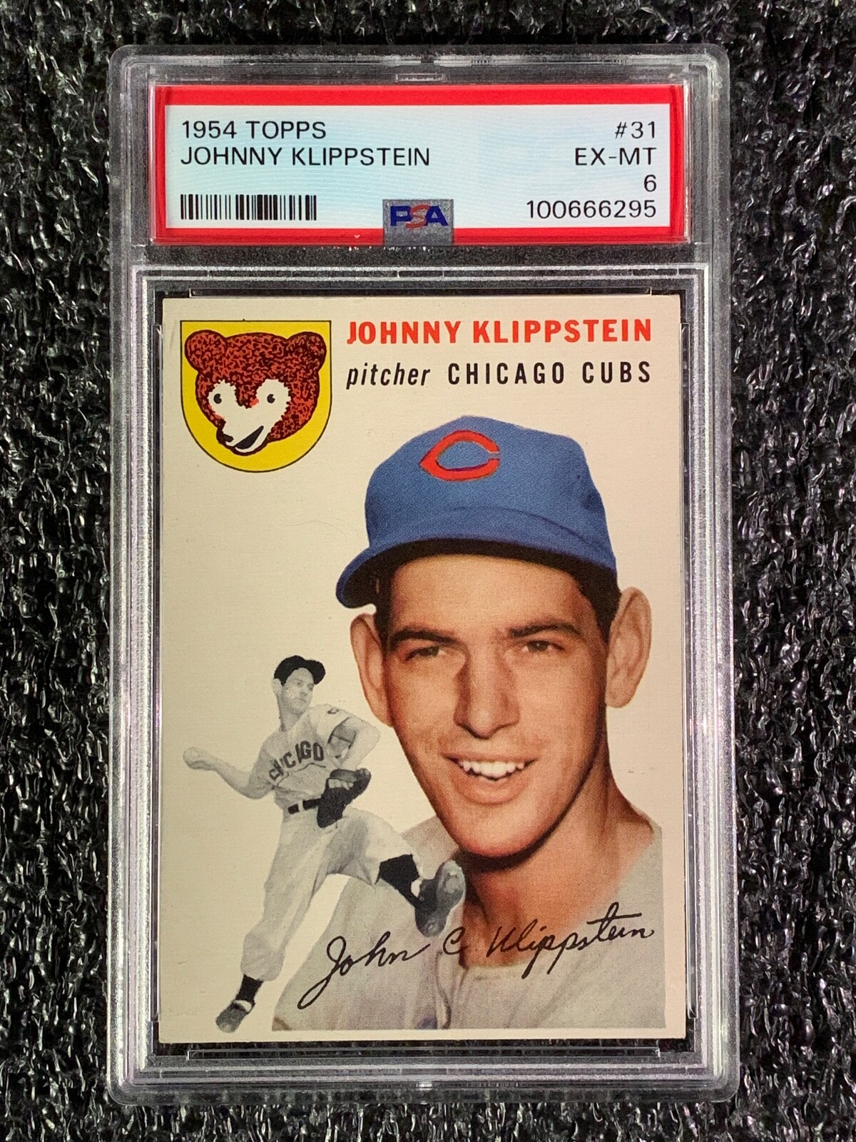 1954 Topps Baseball #31 Johnny Klippstein PSA 6